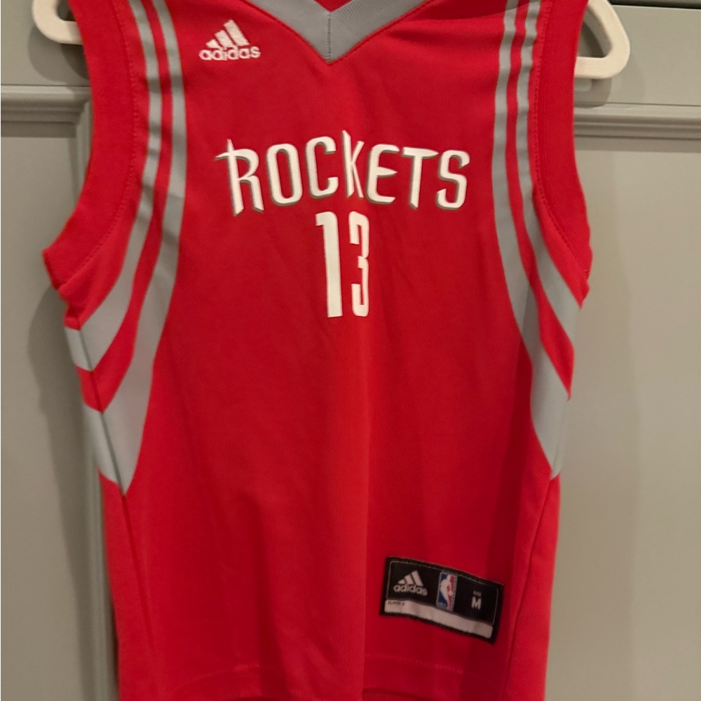 Adidas Rockets Red Basketball Jersey